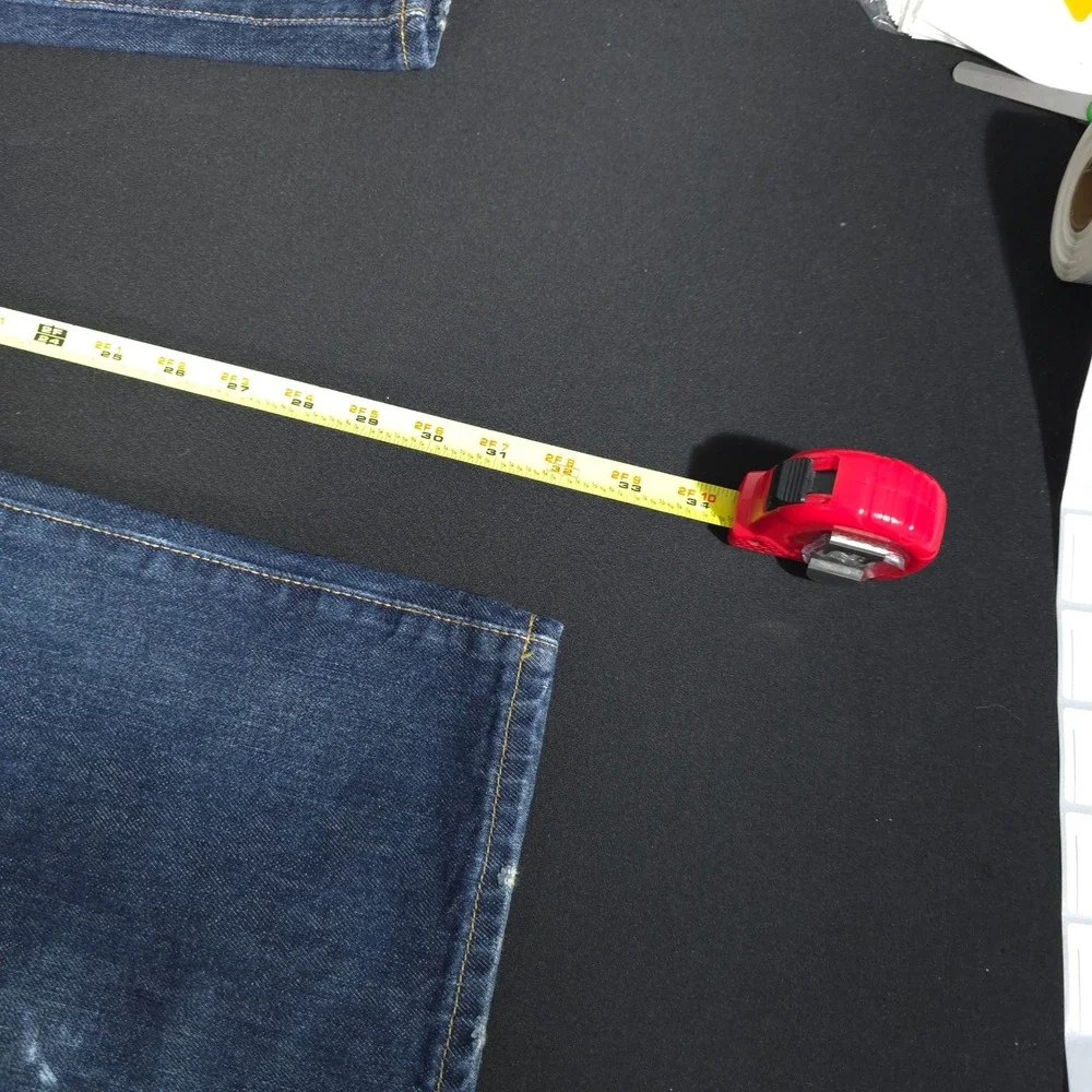 Polo Ralph Lauren Jeans Mens 42x34 Blue Authentic Dungarees Straight Leg Denim‎